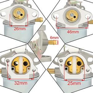 Powtol 799869 499059 Carburetor For Briggs & Stratton 792253 497586 126T02 Lawn Mower Pressure Washer replace Rotary 14112
