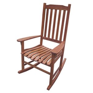 Merry Products MPG-PT41110 Rocking Chair, northbeam Natural Stained Traditional Rocker