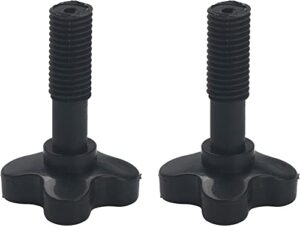 2pcs plastic fixing screw black m12 for garden swing canopy frame replacement campagne