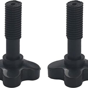 2PCS Plastic Fixing Screw Black M12 for Garden Swing Canopy Frame Replacement Campagne