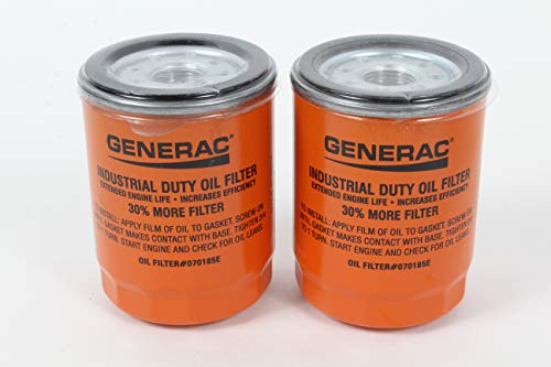 Generac 2 Pack Genuine 070185ES Oil Filter Fits 070185E 70185 OEM