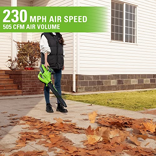 Greenworks 40V Brushless Blower / Vacuum (505CFM / 230MPH), Tool Only