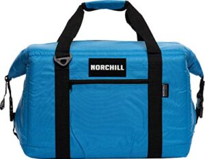 norchill 4014560 voyager series 24 can soft side cooler bag- red, blue & black available