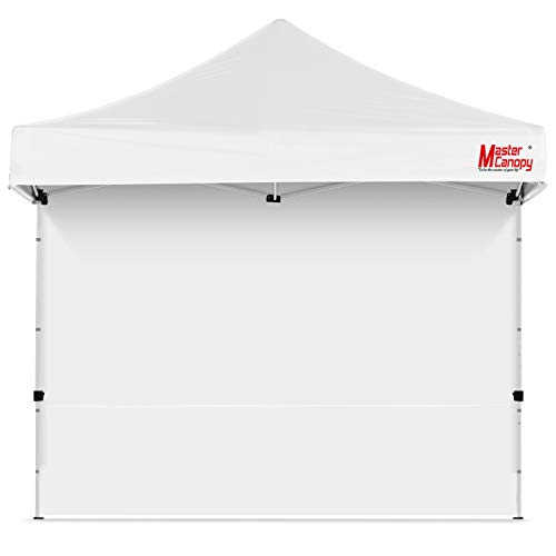 MASTERCANOPY Instant Canopy Tent Sidewall for 10x10 Pop Up Canopy, 1 Piece, White