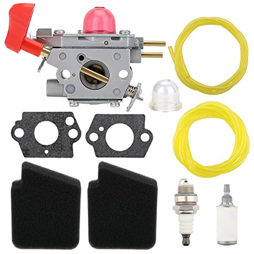 Panari BVM200FE Carburetor with 545146501 Air Filter for Poulan Pro BVM200FE Gas Blower Craftsman 25CC Leaf Blower GBV345 Replace 545081857 Zama C1U-W43