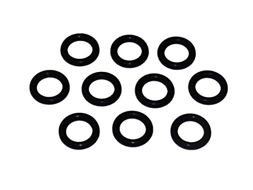 Captain O-Ring - Power Pressure Washer O-Rings for 1/4" Quick Coupler, High Temperature Viton FKM (10 Pack)