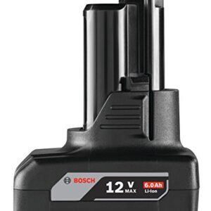 BOSCH GBA12V60 12V Max Lithium-Ion 6.0 Ah Battery