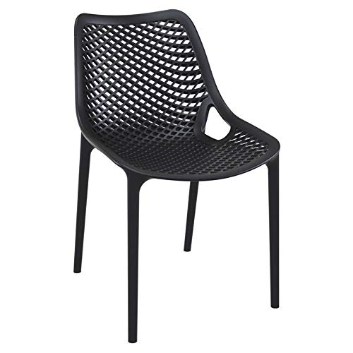 Air Outdoor Dining Chair Black