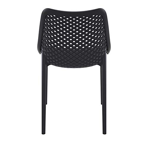 Air Outdoor Dining Chair Black