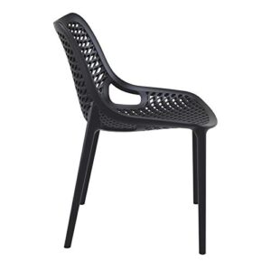 Air Outdoor Dining Chair Black