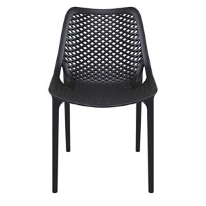 Air Outdoor Dining Chair Black