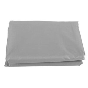 Outdoor Swing 3 Seat Waterproof Pad Replacement Swing Seat Cover Garden Courtyard Swing Set Cover Patio Swing Chair Protection Cover Replacement Ceiling Spare Protective Cover for Garden(Grey)