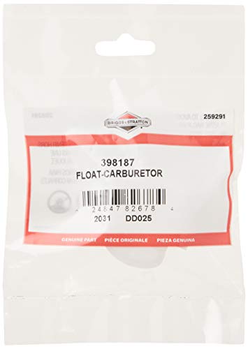 Briggs & Stratton Genuine 398187 Carburetor Float