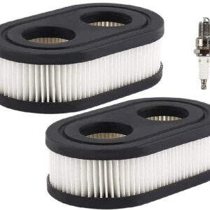 Air Filter for Toro Recycler 22 inch 20332 20333 20334 20339 20340 (2Air Filter,1 Spark Plug)