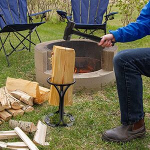 Kindling Cracker Wood Splitter, Log Splitter, Firewood Kindling Splitter, Firewood Cutter Safe & Easy Manual Log Kindling Splitter for Home Campsite