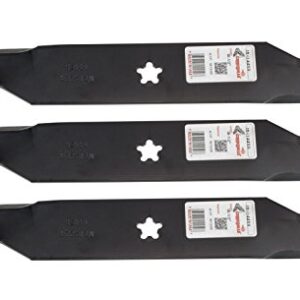 3 Rotary Mower Bagging Blades Fit AYP/Roper/Sears/ Husqvarna 187256 187255 532187256 GTH26K54T MZ5424S YTH26V56