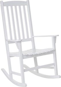 cambridge casual bentley porch rocking chair, cream white