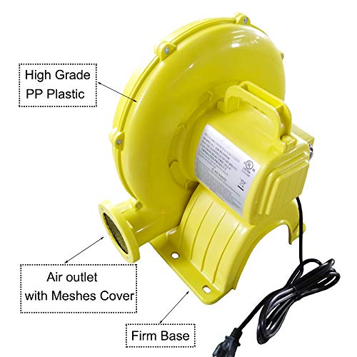 Air Blower 480 Watts, Bounce House Blower for inflatables Jump House, Inflatable Castle and Jump Slides, Efficient and Convenient Commercial Inflatable Blower for Bounce House