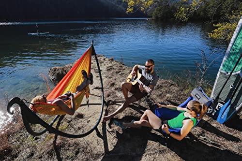 ENO - SoloPod Hammock Stand - Outdoor Stand for Camping, Traveling, a Festival, Patio Furniture, or The Beach - Charcoal