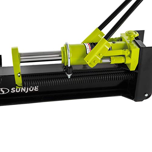 Sun Joe LJ10M 10-Ton Hydraulic Log Splitter, Green