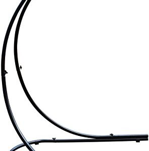 Sorbus Hammock Chair Stand Hanging Chair Stand- Heavy Duty Steel Sensory Swing Stand- Weather & Rust Resistant Arc Stand- Adjustable Portable Stand 330lbs - Tree,Lounger,Air Porch,Indoor/Outdoor,Yard