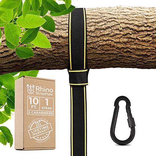 Tree Swing Strap Hanging Kit – 10ft Strap, Holds 2800 lbs (SGS Certified), Fast & Easy Way to Hang Any Swing