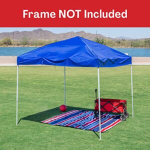 10x10 Pop Up Canopy Top Replacement Cover 118 Inches (Top Only)