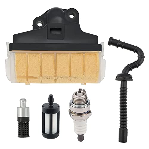 Funmower MS250 MS230 Air Filter Spark for STIHL 021 023 025 MS210 MS230 MS250 Chainsaw with Spark Plug Fuel/Oil Line Filter