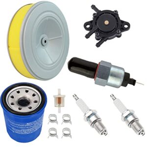 Jvfnxpm GX630 Air Filter Tune up Kit for Hon-da GX630 GX660 GX690 GX630R GX660R GX690R GX630RH Engine with 16200-Z6L-003H Solenoid Oil Filter Fuel Pump