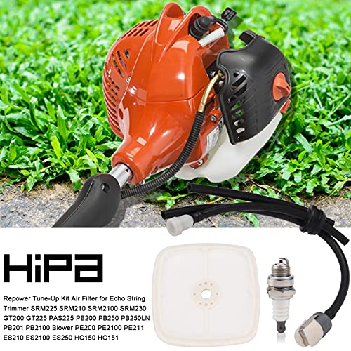 Hipa Repower Tune-Up Kit Air Filter for Echo String Trimmer SRM225 SRM210 SRM2100 SRM230 GT200 GT225 PAS225 PB200 PB250 PB250LN PB201 PB2100 Blower PE200 PE2100 PE211 ES210 ES2100 ES250 HC150 HC151