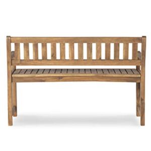 Linon Justice Catalan Bench, Teak