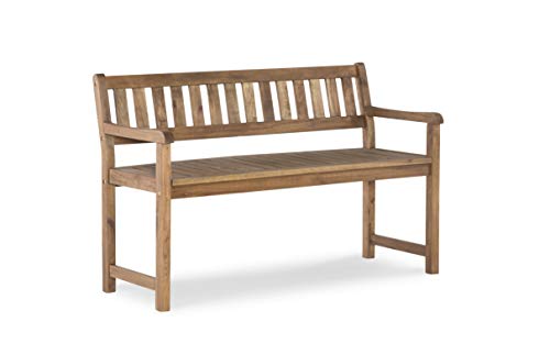 Linon Justice Catalan Bench, Teak