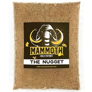 mammoth gold paydirt ‘the nugget’ panning pay dirt bag – gold prospecting concentrate