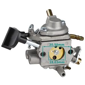 SIMPERAC BR600 Carburetor for Stihl BR550 BR500 Backpack Blower Replace for 4282-120-0607 Carburetor with Clearance Setting Kit