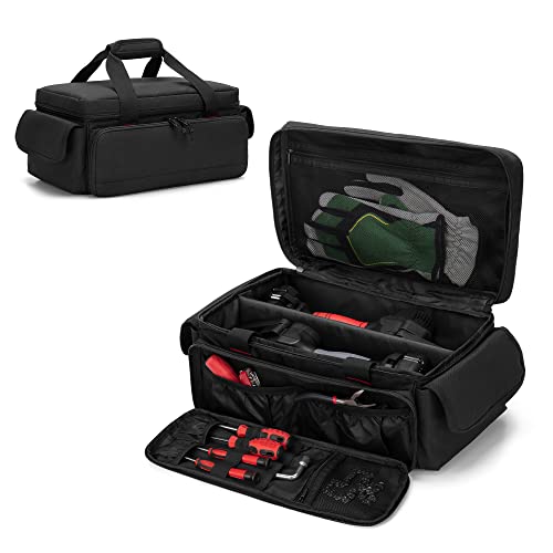 SAMDEW 4 Inch & 6 Inch Chainsaw Carry Case Only, Chainsaw Tool Storage Bag for 4 In Mini Chainsaw, Portable Chainsaw Accessories Case for 6 In Chainsaw Cordless (no Battery), Bag Only, Patented Design