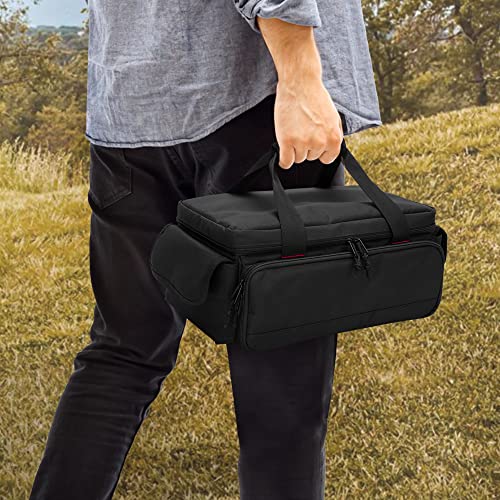 SAMDEW 4 Inch & 6 Inch Chainsaw Carry Case Only, Chainsaw Tool Storage Bag for 4 In Mini Chainsaw, Portable Chainsaw Accessories Case for 6 In Chainsaw Cordless (no Battery), Bag Only, Patented Design