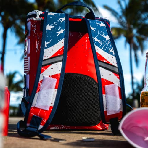 SHITI Coolers Soft Side Backpack Cooler for Partying at The Beach, Pool, Tailgate, or Camping - Holds 16 Cans w/Ice - Portable Backsaver - Insulated & Leak Proof - High Performance Yet Extremely Cool