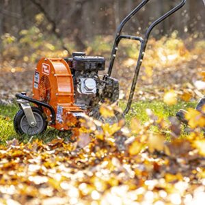 SuperHandy Walk Behind Leaf Blower, Wheeled Manual-Propelled, 7HP 212cc, 4 Stroke, Wind Force of 200 MPH / 2000 CFM at 3600RPM