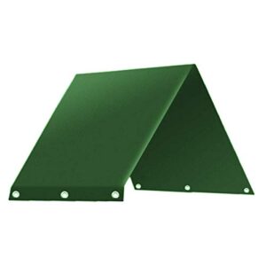 Green SEVENMORE 52 * 90 Inches Outdoor Swingset Shade Kids Playground Roof Canopy Waterproof Cover Replacement Tarp Sunshade (Green)