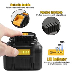 ANTRobut 10000mAh Replacement for Dewalt Batteries 20V DCB200 DCB208 DCB210 Compatible with Dewalt 20V MAX Battery