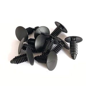 250 pcs Large Multi-Gauge Rivet 1/4" Hole Patio Strapping Fasteners Webbing Lawn Chair Lounge (Black)