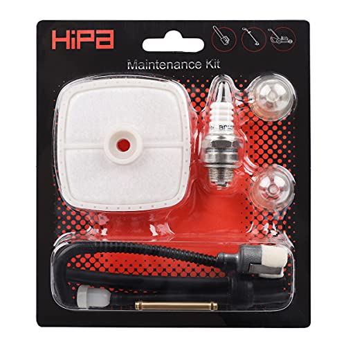 HIPA Air Filter Fuel Line Tune Up Kit for ECHO Blower PB200 PB201 ES210 ES211 PB2100 PB2455 PB2155 SHC211 SHC212 ES2100 ES2400 SHC1700 SHC210 SHC2100 Hedge Clipper