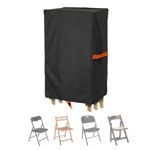 aaaspark waterproof polyester storage bag for plastic, resin, and wood folding chairs oxford cloth chair cover chairs storage bag – 1 pack