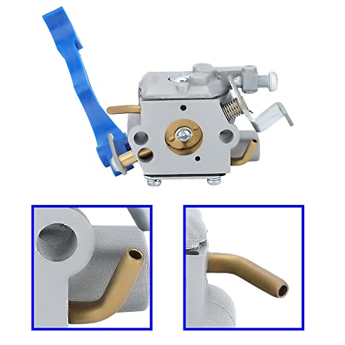 Buckbock 125B Carburetor for Husqvarna 125BX 125BVX 28CC Leaf Blower Replace 590460102 545081811 Zama C1Q-W37 with 545112101 Filter 581798001 Fuel Kit