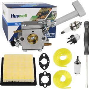 HUSWELL BP42 RY08420A Carburetor Air Filter kit for Ryobi BP42 RY08420 RY08420A RY42BPEMC RY42WB Backpack Blower 308054093 308054079 530069247 Engine Carb