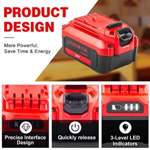 [2Pack] 20V 6.0Ah! High-Output Battery for Craftsman V20 Lithium Battery 20-Volt Power Tools CMCB201 CMCB202 CMCB202-2 CMCB204 CMCB204-2 CMCB205 Battery