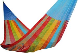 handmade hammocks – handmade yucatan hammock – artisan crafted in central america – fits most 12 ft. – 13 ft. stands – carries up to 330 lbs. – single size