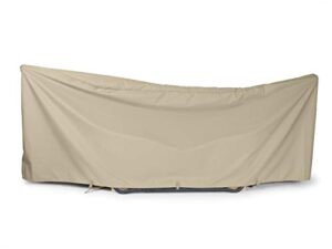covermates hammock cover – weather resistant polyester, double stitched seams, securing buckle strap, seating and chair covers-khaki
