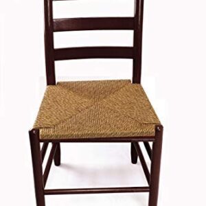Dixie Seating Asheville Wood Ladderback Dining Chair No. 7W Walnut