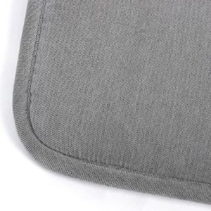 HAVARGO Chair Pads Memory Foam Chair Cushion Lumbar Support Pillow Lower Back Support Seat Cushions for Back and Butt, 12x17 Lumbar Throw Pillow for Parsons Chair Dinning Room Chair Kitchen Chair